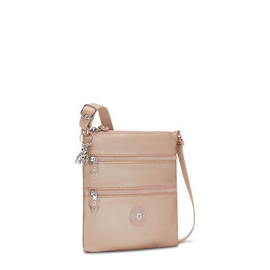 Kipling Keiko Metallic Crossbody Mini Väska Guld | SE 1880HA